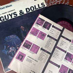 Frank Loesser's musical Guys & Dolls.
Musical Fable of Broadway, 1950